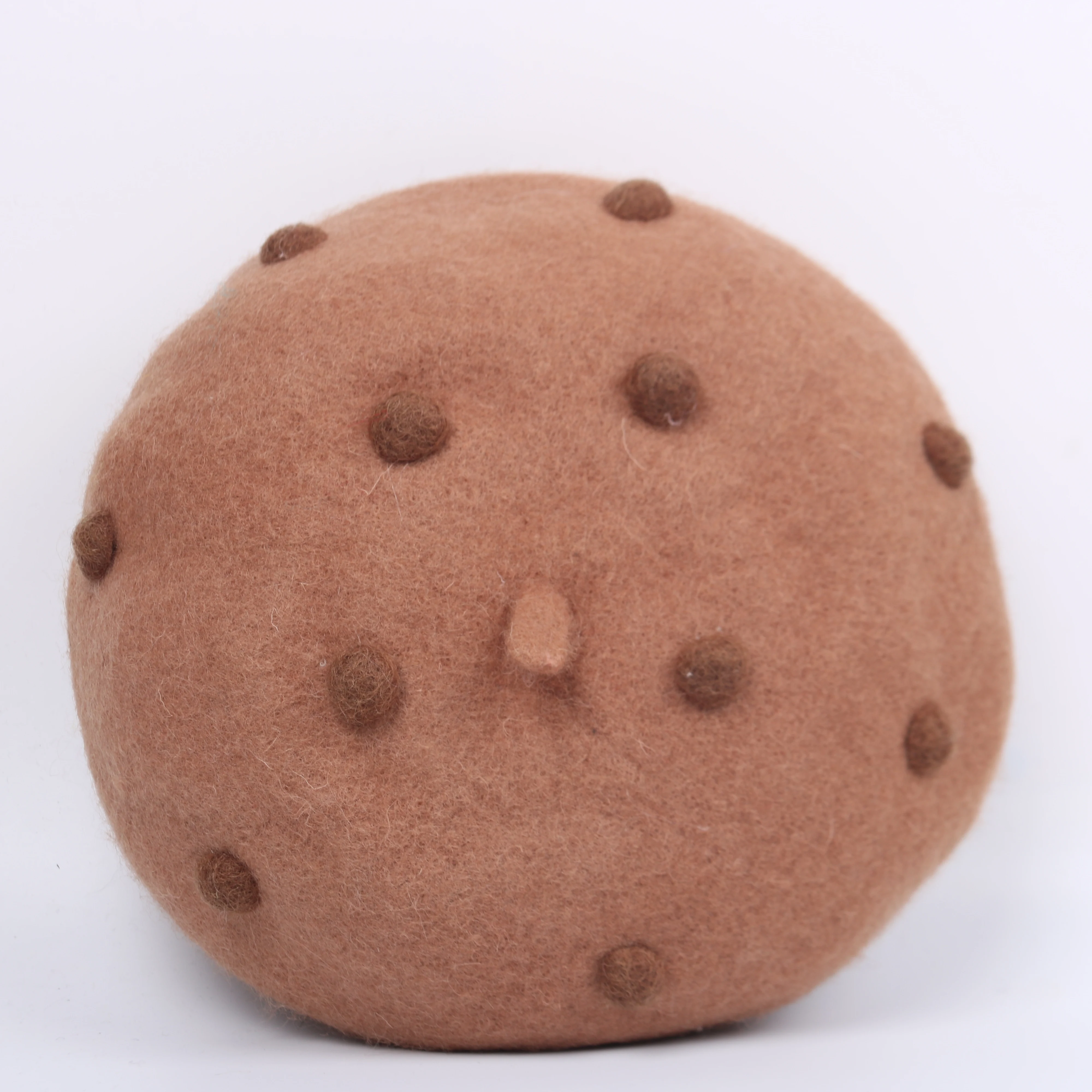 2021 Parent-child Japanese Girl Kawaii Polka Dot Beret Winter Wool Warm Painter Hat Handmade Woolen Hat Zachte Baret