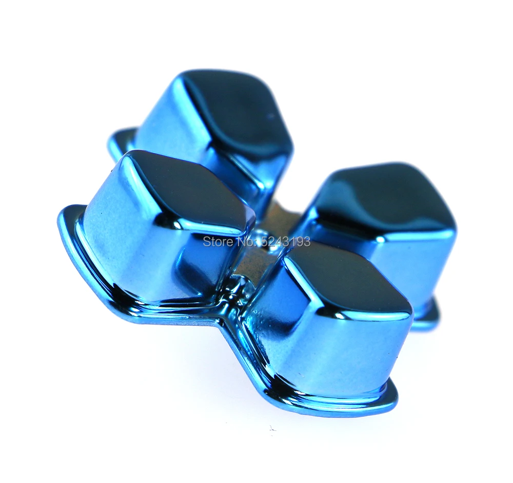1PCS Chrome Kreuz Taste D-pad Action Taste Kreuz Dpad Richtung Schlüssel Reparatur Ersatz Für Playstation Dualshock4 PS4 Gamepad