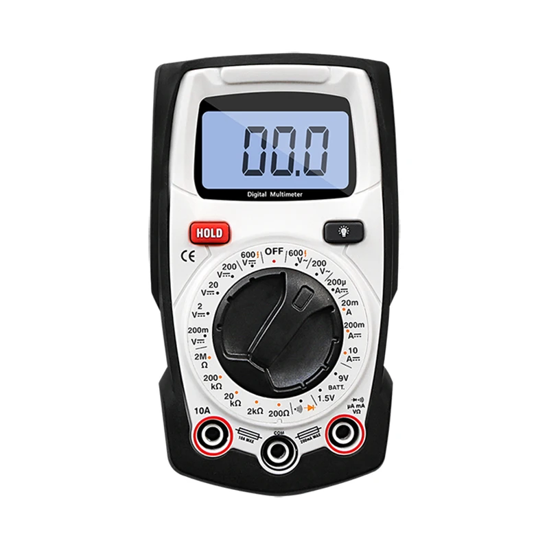 DT-660B Mini Digital Multimeter Multi-function Anti-Burning Digital Display High-Precision DC AC Voltage Current Meter