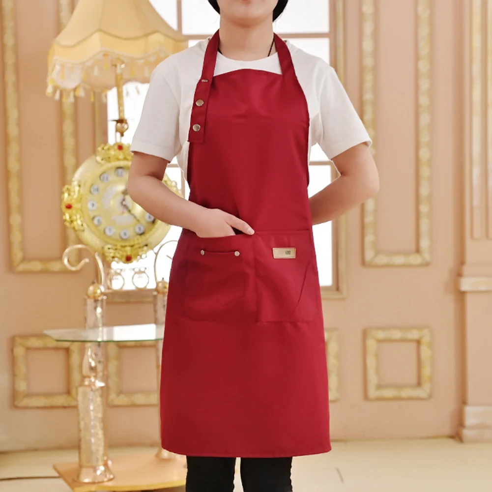 Fashion Woman Men Canvas Kitchen Aprons Grill Restaurant Bar Shop Cafes Latte Cappuccino Mocha Beauty Nails Studios Uniform