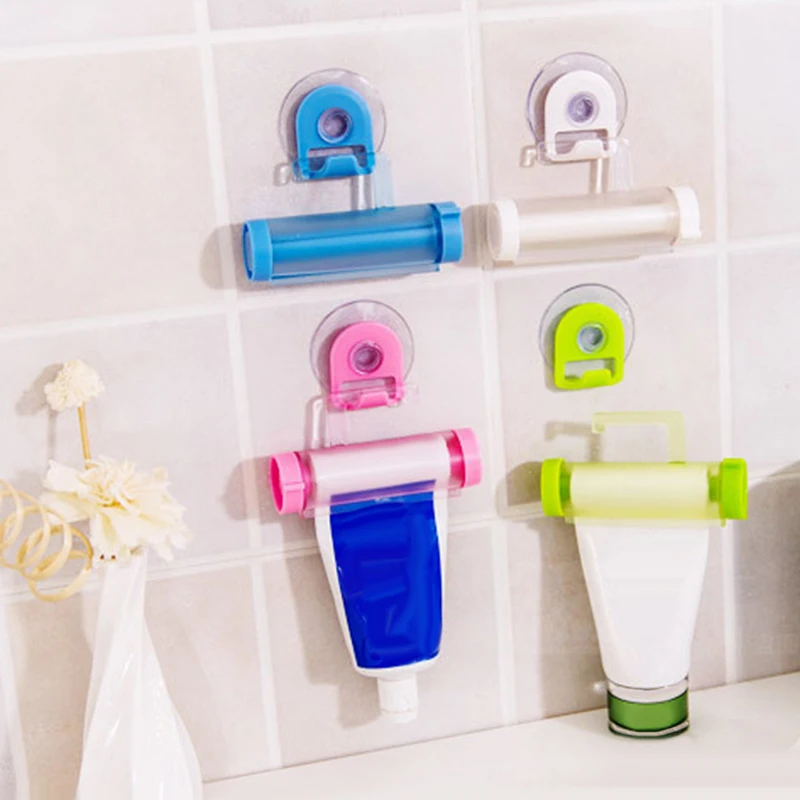 Multifunction Toothpaste Facial Cleanser Hanging Storage Rack Home Commodity Bathroom Tube Toothpaste For Kitchen Jam