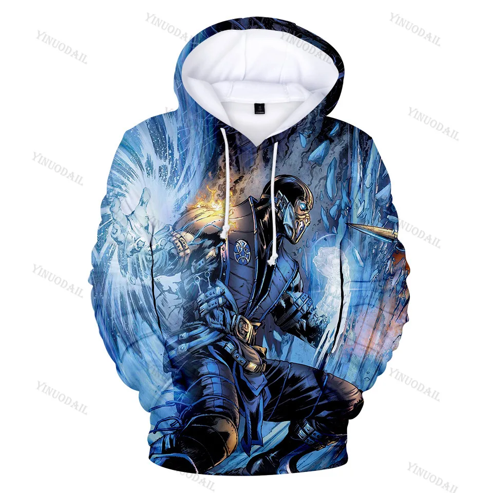 3D Game Mortal Kombat 11 New Hoodies Sweatshirt Anime Cosplay Costume Men Women Jacket Hooded Top