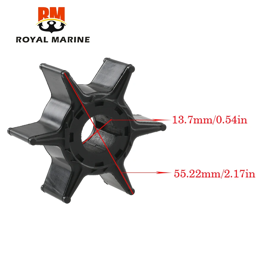 New Water Pump Impeller 6L2-44352 for YAMAHA 2 stroke outboard motor 20HP  25HP 6L2-44352-00 18-3065 500384 9-45613