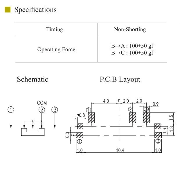 5 Chiếc Đài Loan SMD 3/7 Chân 3 Bánh Răng Chuyển Đổi Song Phương Trái Và Phải Tự Khởi Động Lại Tặng Công Tắc Trở Lại Tự-Thun Công Tắc Trượt