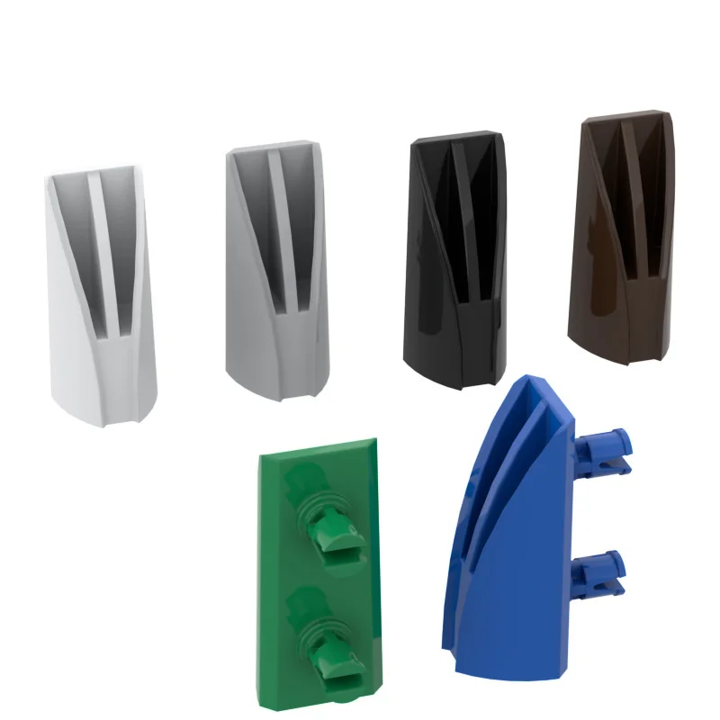 Guduola Special Brcik Technical Side Flaring Intake 1x4 with Two Pins (30647) MOC Building Block Technical Toys Parts 3pcs/LOT