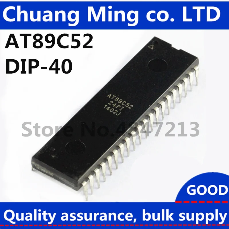 AT89C51-24PU AT89C52-24PI AT89S51-24PU AT89S52-24PU AT89C2051-24PU AT89C4051-24PU AT89C55WD AT89C1051 10 개/몫 IC 있음!