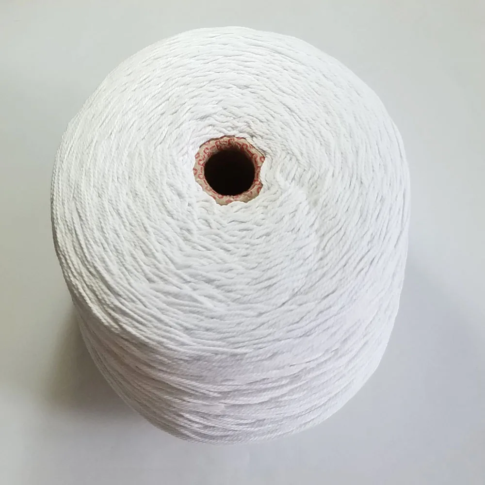 

White 100% cotton rope twine cords weight 200g-2kg/cone for handmade accessory