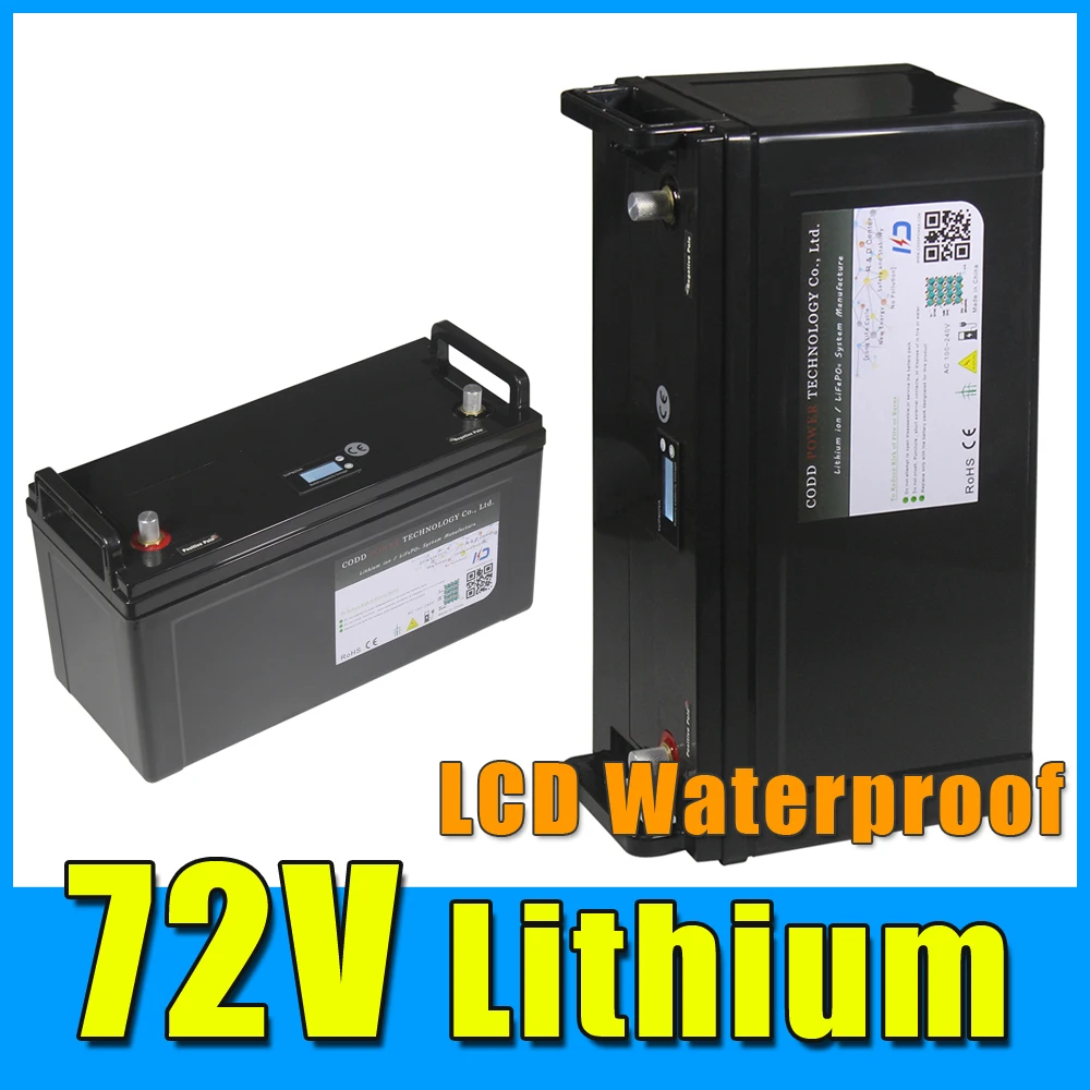 

72V 3000W 4000W 5000W Electric motorcycle Scooter Lithium ion Battery