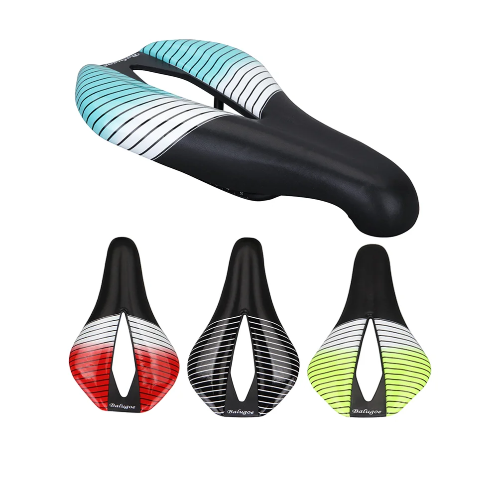 BALUGOE-Triathlon Tt Bicycle Saddle for Men and Women, Lightweight, Off-Road, Mtb Mountain Bike Saddle, Cycling Race Seat