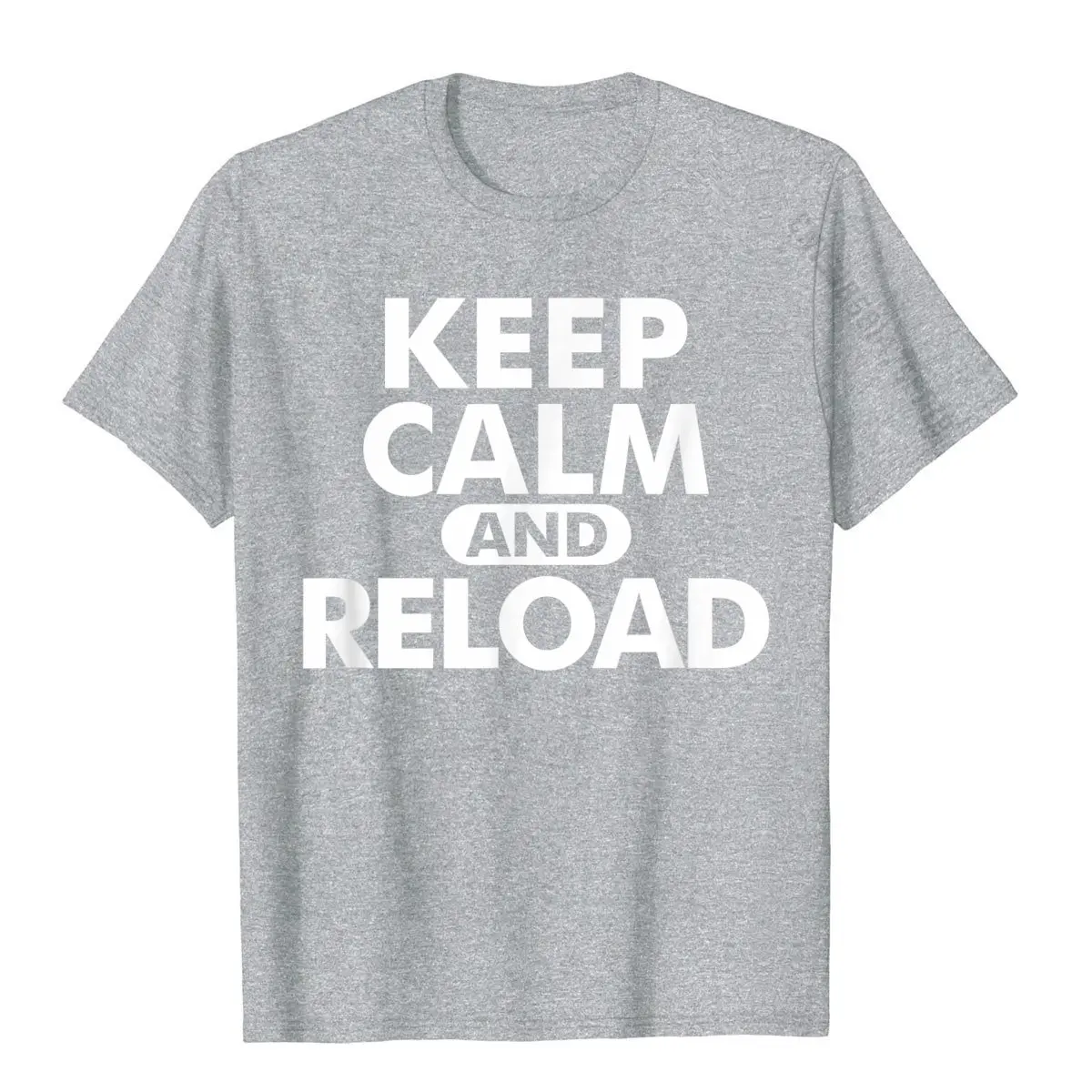 Keep Calm Reload Pro Gun 2nd Amendment Shirt T-Shirt Camisa Tops & Tees Cotton Man T Shirt Camisa Company