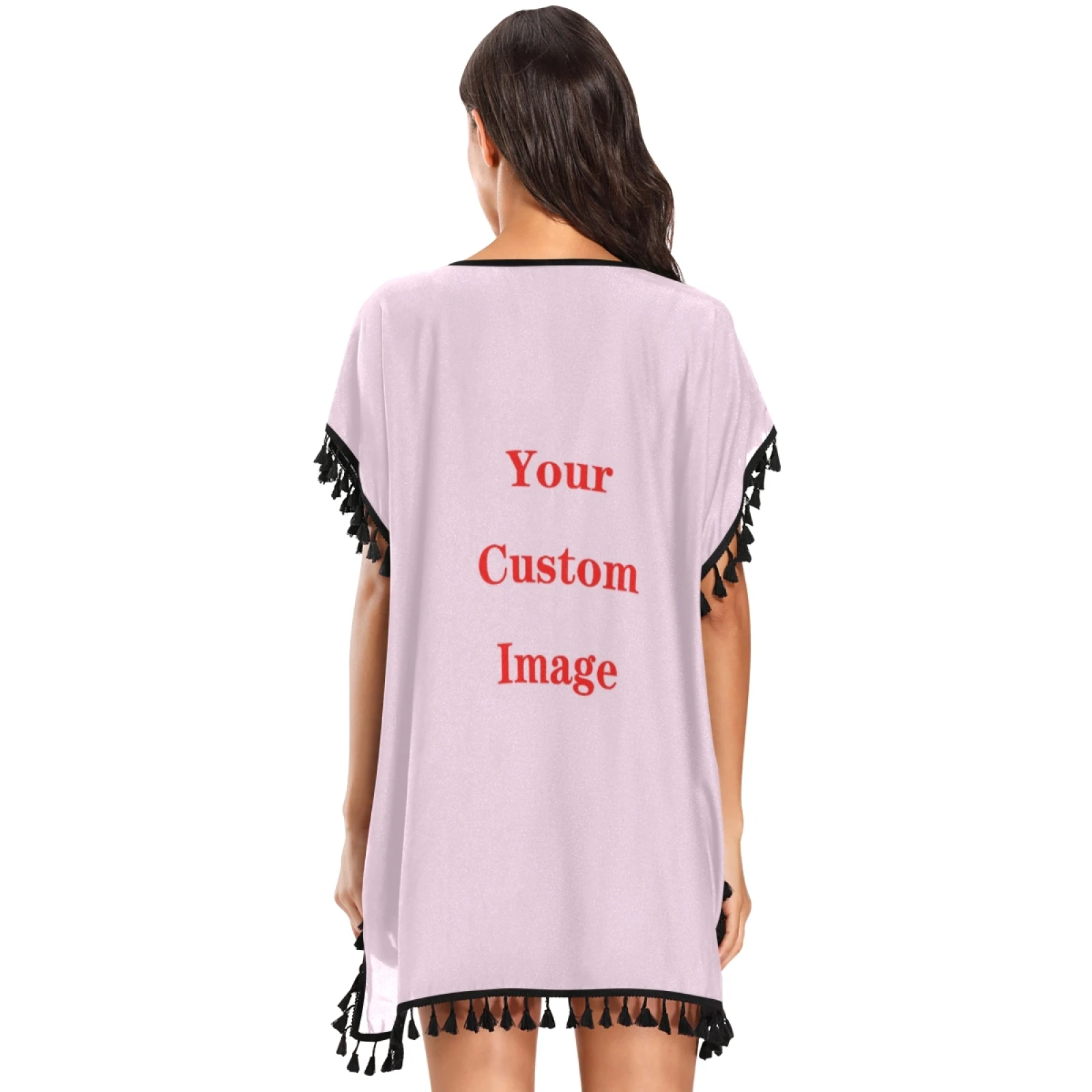 Imagem personalizada cachecóis mulheres foulard blusa xale envoltório silenciador pareo feminino chiffon hijab poncho adequado para praias e festas