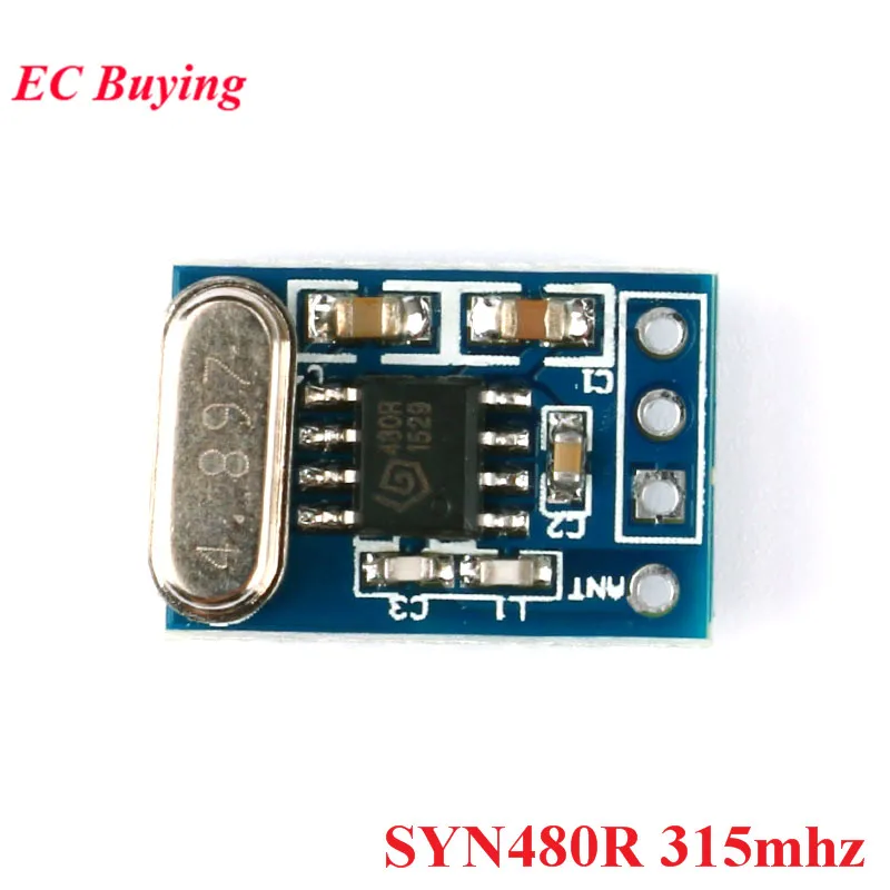 1-10Pcs SYN115 SYN480R F115 315MHZ 433MHZ Wireless Receiver Transmitter Module Board ASK/OOK 6.7458 13.560MHz Crystal Oscillator