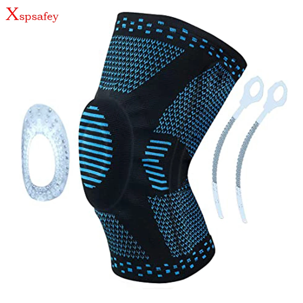 2021 Sports Knee pads Support Knee Brace Basketball Volleyball Knee pads Support Orthopedic Tactical Knee pad Injured Gear 1PCS