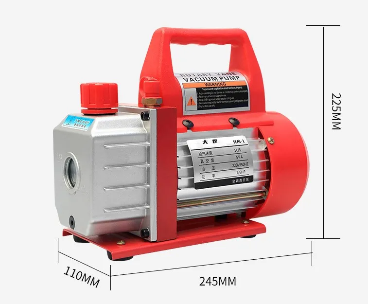 Vacuum Pump Air Conditioning Household Small Pump Mini 1L Repair Tool Vacuum Machine Refrigeration Pump