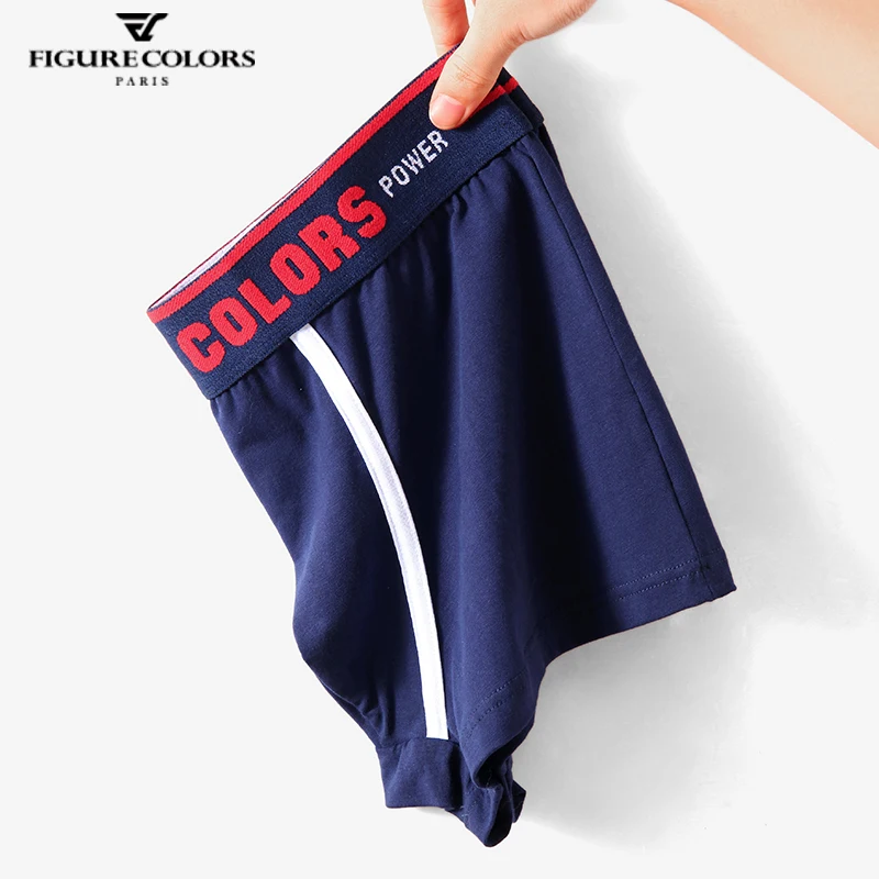 FC Men Underwear Cotton Boxers Panties Comfortable Breathable Mens Underpants Sexy Solid male boxershorts men Trunk fashion boy