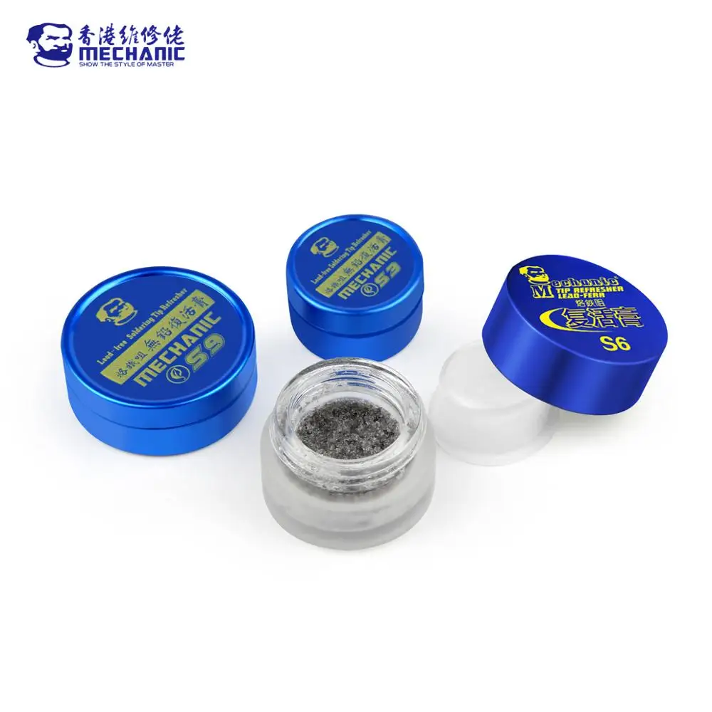 MECHANIC S Series Lead-Free Electrical Solder Iron Tip Refresher Environmental Clean Paste Welding Iron Head Resurrection Cream