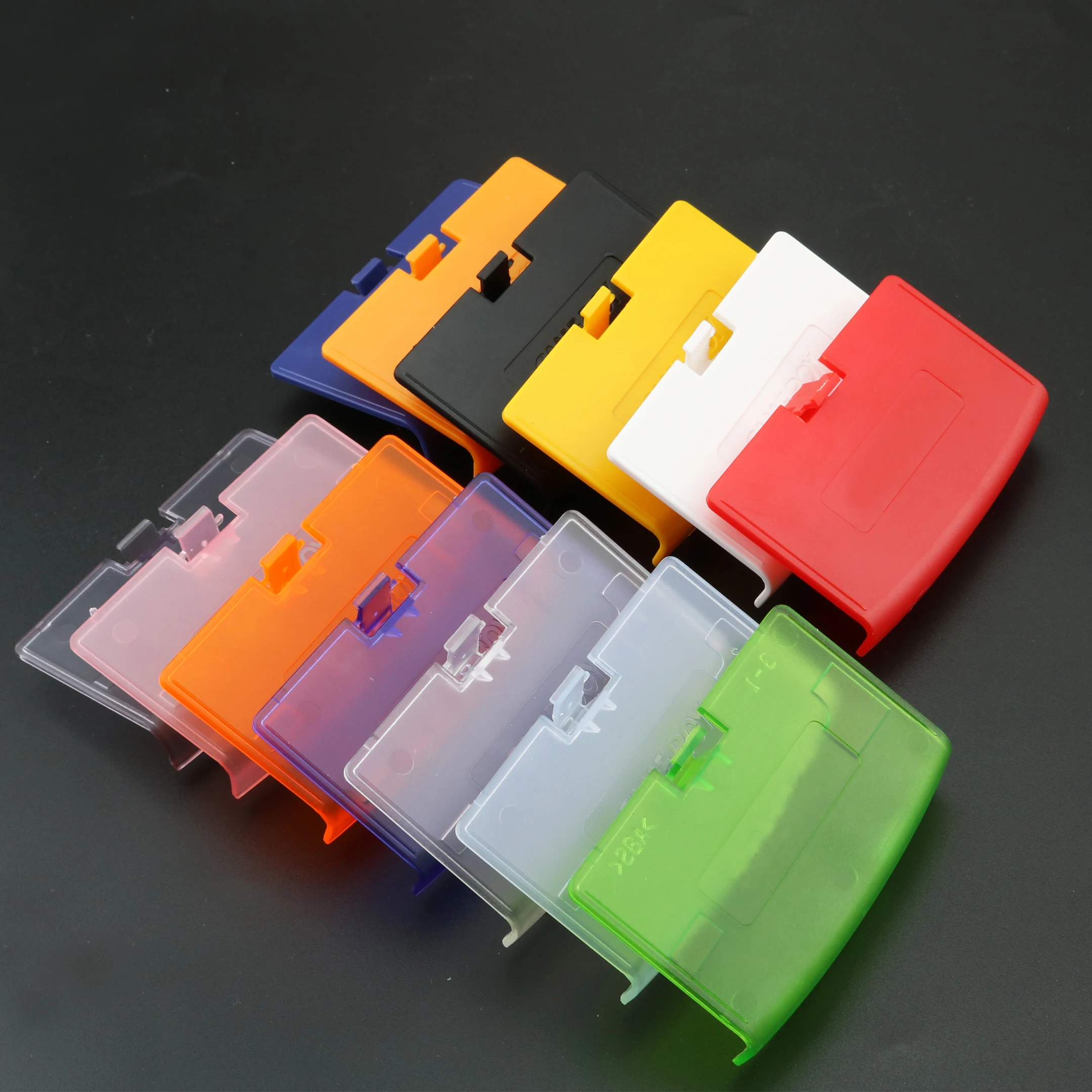 YuXi 50pcs/lot Multi-Color Battery Cover Back Door Lid Replace For Nintend for Gameboy Advance for GBA Console Purple yellow red