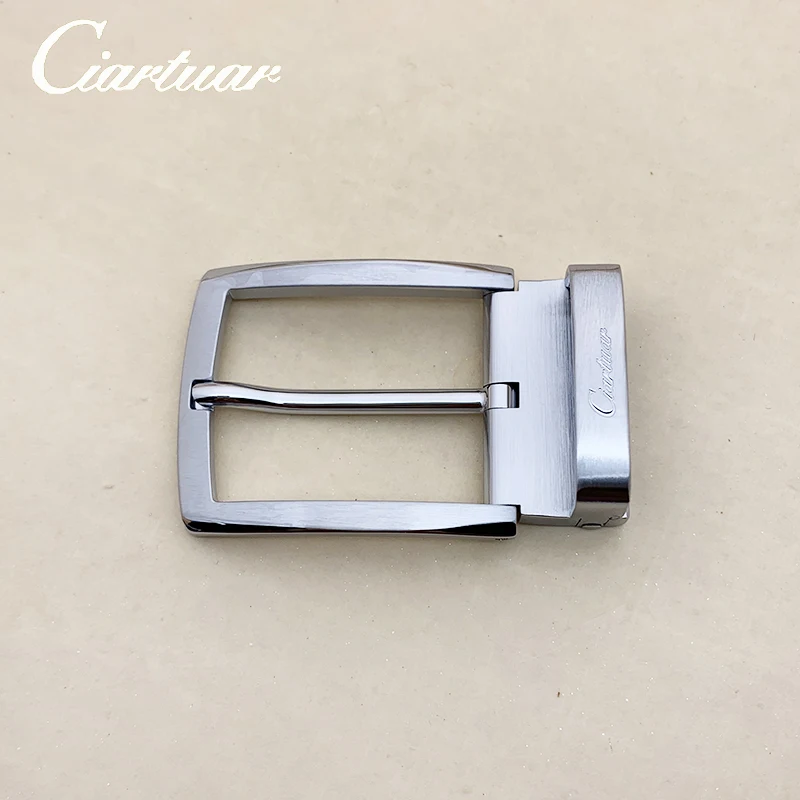 2023 new design belt high quality for men 3.4cm 3.3cm strap trousers suit ciartuar gold sliver pin buckle free shipping