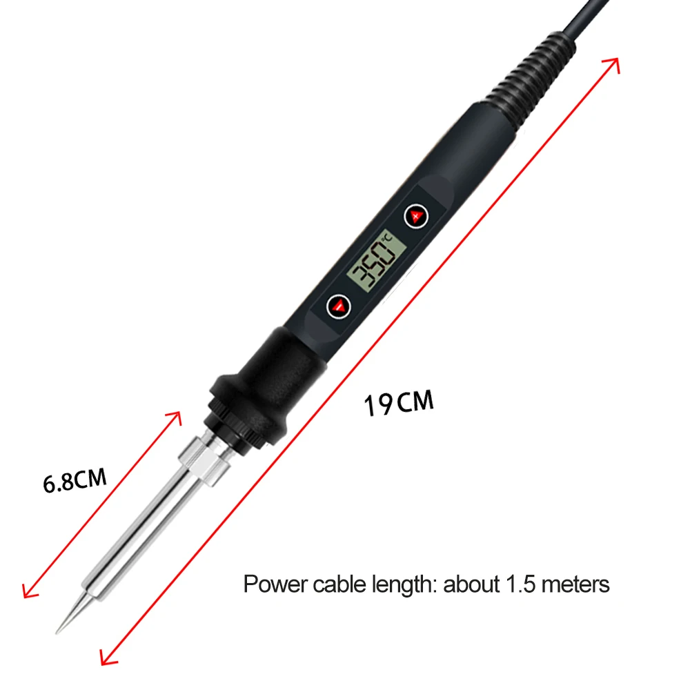 60W/80W Electric Digital Soldering Iron Station 220V 110V Temperature Adjustable Welding Soldering Tips Tools Accessories