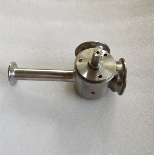 304 316 Filling Machine Accessories 500g Paste Machine Three-way Valve Rotary Valve Discharge Valve