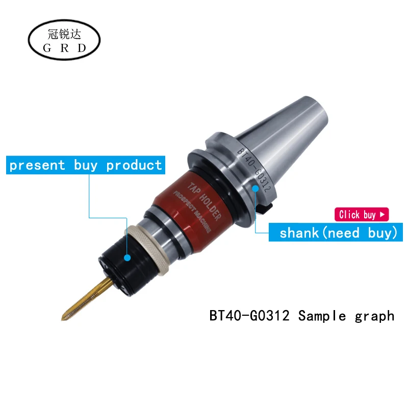 Mt3 Mt4 Bt30 Bt40 Bt50 Voor Gt12 Gt24 Tc820 Tapping Collet M4 M6 M8 M10 M12 M14 M16 M18 Tapping Tapkop Telescopische Gereedschapshouder