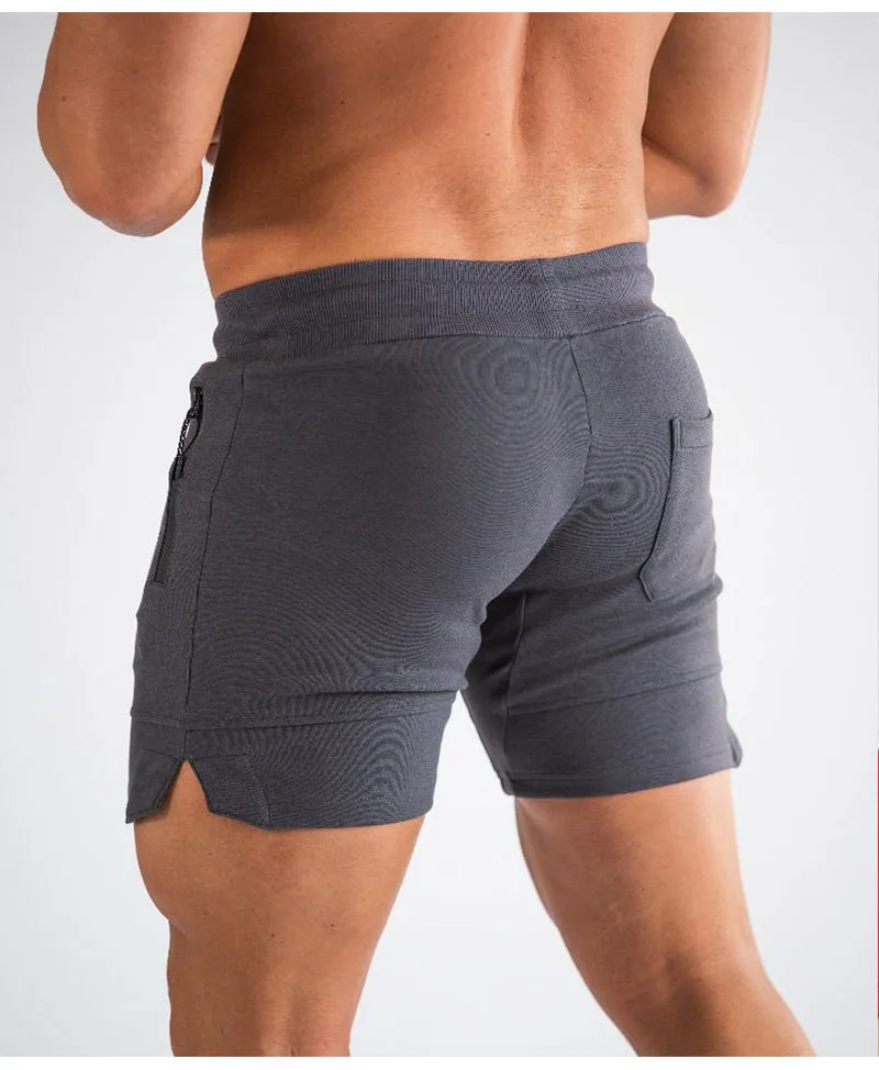2024 nuovi uomini tasca con Zip Fitness palestre pantaloncini uomo estate Running pantaloni corti uomo Jogger Workout Beach Brand sport Shorts uomo