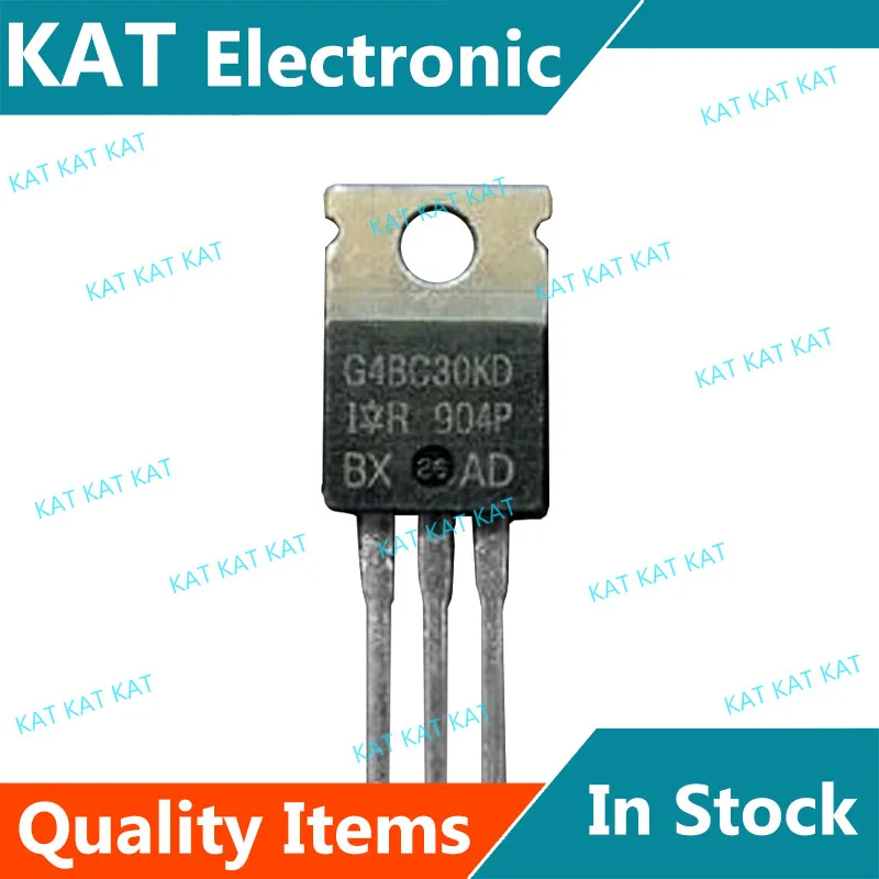 5 unids/lote G4BC30KD IRG4BC30KD G4BC30KD-S TO-220 DPaK cortocircuito tasado ultrarrápido IGBT