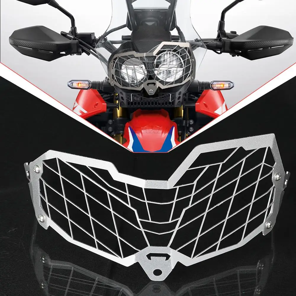 

For Honda CRF 250L Rally 2017-2021 Headlight Headlamp Grille Shield Guard Cover Protector 300L Rally 2017-2021 2020 Motorcycle