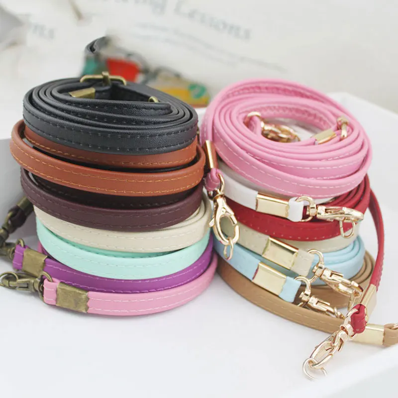 135cm Long Women Bag strap Adjustable Handbag Handle PU Leather Strap Belts DIY Shoulder Straps for Bag Accessories Long Belts