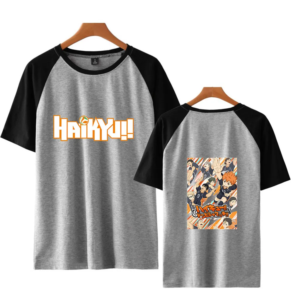 HaikyuuT-shirt Cartoon O-neck Fashion Short Sleeve Piece Cartoon Casual Anime Men's and Women's Summer