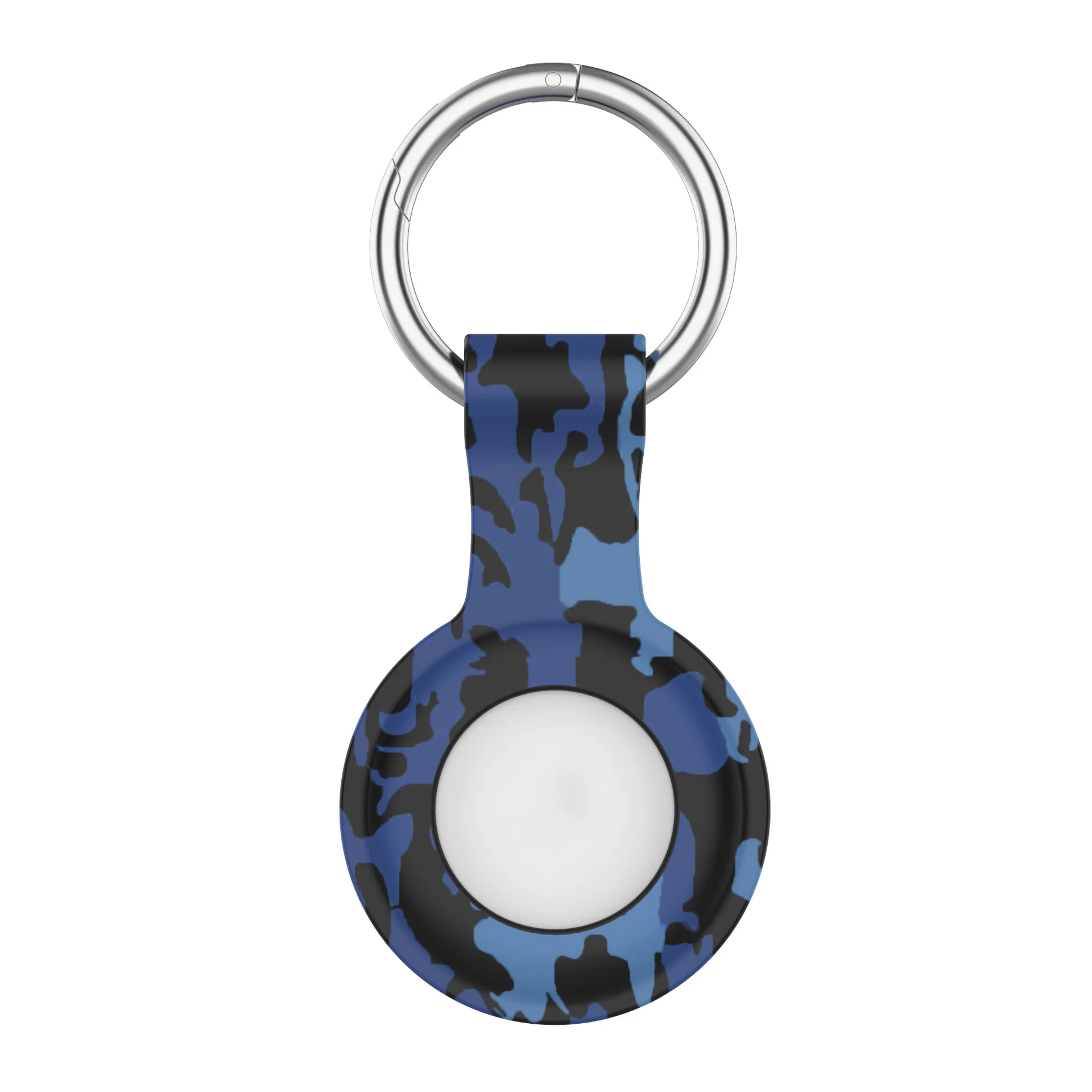 2021 Fashion Printing Silicone Protective Skin For Airtags Case Cover Bluetooth Tracker Cover for Airtags Accessories Keychain