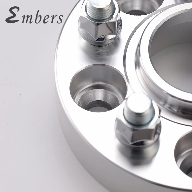 Embers PCD 5x112 CB 66.6mm Wheel Spacer Adapter M14x1.5 For Mercedes Benz Audi BMW Forged Aluminum Alloy 1 Piece