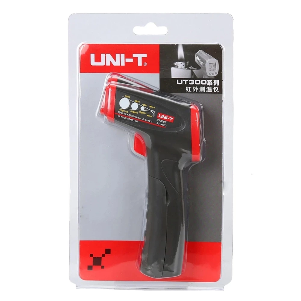 UNI-T UT300S Infrared Thermometer ℃/℉ ,Options Temperature Range : -32°C～400°C,Dual Display ,Low Battery Indication.