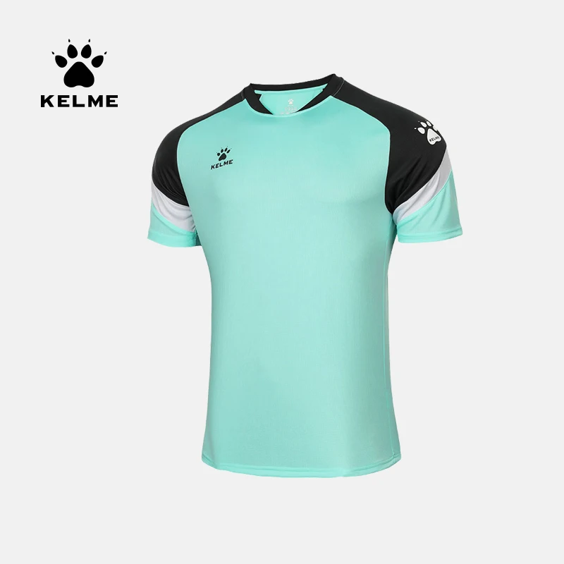 KELME Men's Soccer t-shirt Football T-shirts Short Sleeve Original Kid‘s ’Team Jersey Sportswear Customization 8151ZB1007