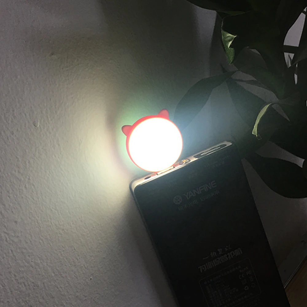 USB LED Mini Book Light Portable Night Lamp Plug and Use Reading Lamp Super Brightness Powered By DC5V Adapter Power Bank Laptop