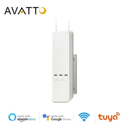 AVATTO-WiFi Smart Roller Blinds Motor,Tuya WiFi, Motor Elétrico De Cortina De Obturador, Controle Remoto De Voz, Trabalhe Com Alexa, Google Home