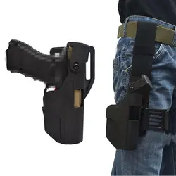 Hunting High Quality Pistol Case Right Throw Lock Pistol Air Gun Waist Case G 17 18 19 22
