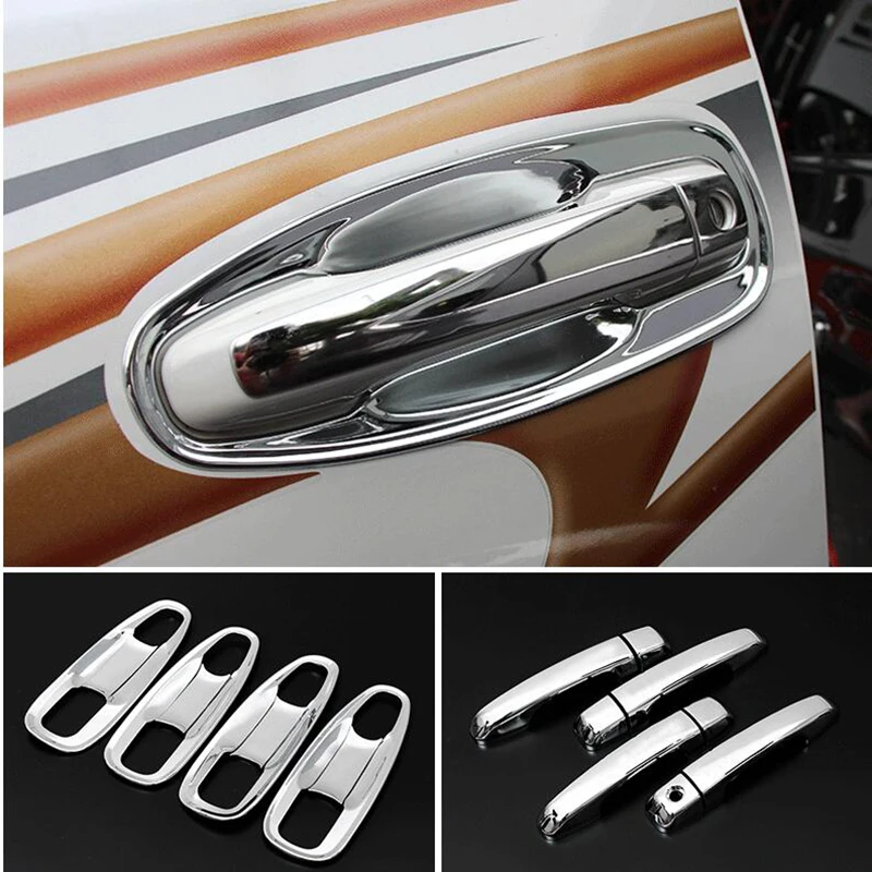 ABS Chrome Door Handle Covers Accessories Stickers Car Styling for Land Cruiser for Prado 150 LC150 FJ150 2010 2012 2014 2015