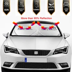 Car Windshield Sunshades Cover Auto Accessories For Seat Leon Ibiza Ateca Arona Cordoba Toledo Altea Alhambra Arosa Exeo Mii