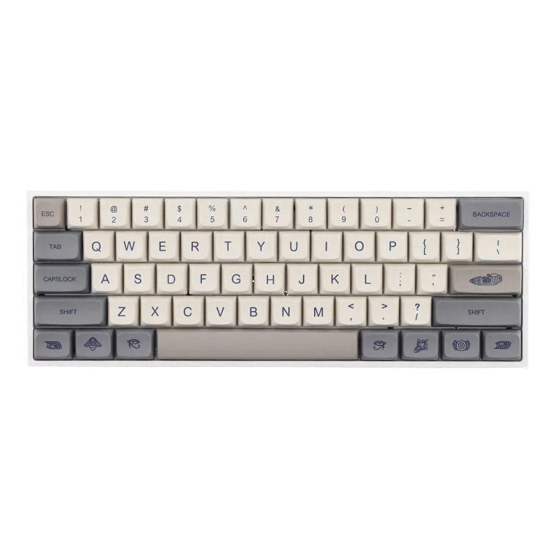 

PBT Keycaps XDA Profile Retro Keyboard Keycap Sublimation Mechanical Keyboard Keycap 119 key