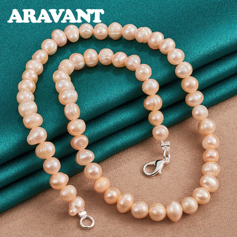 Aravant 925 Silver Freshwater  - Pearl Trim Chain ulasan dan harga
