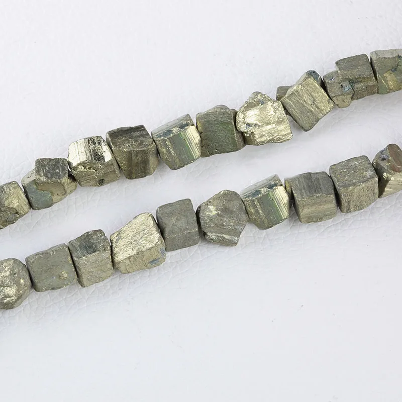 Women\'s Natural Pyrite Freeform Beads