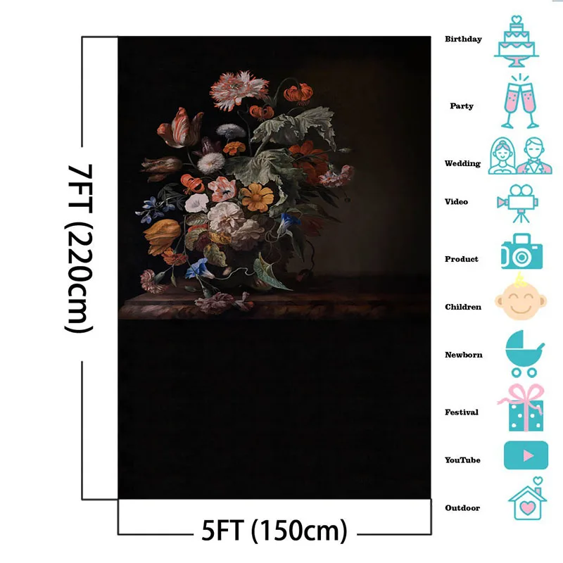 Mocsicka Abstract Theme Background Flowers Texture Decoration Style Child Portrait Photo Background Photography Banner