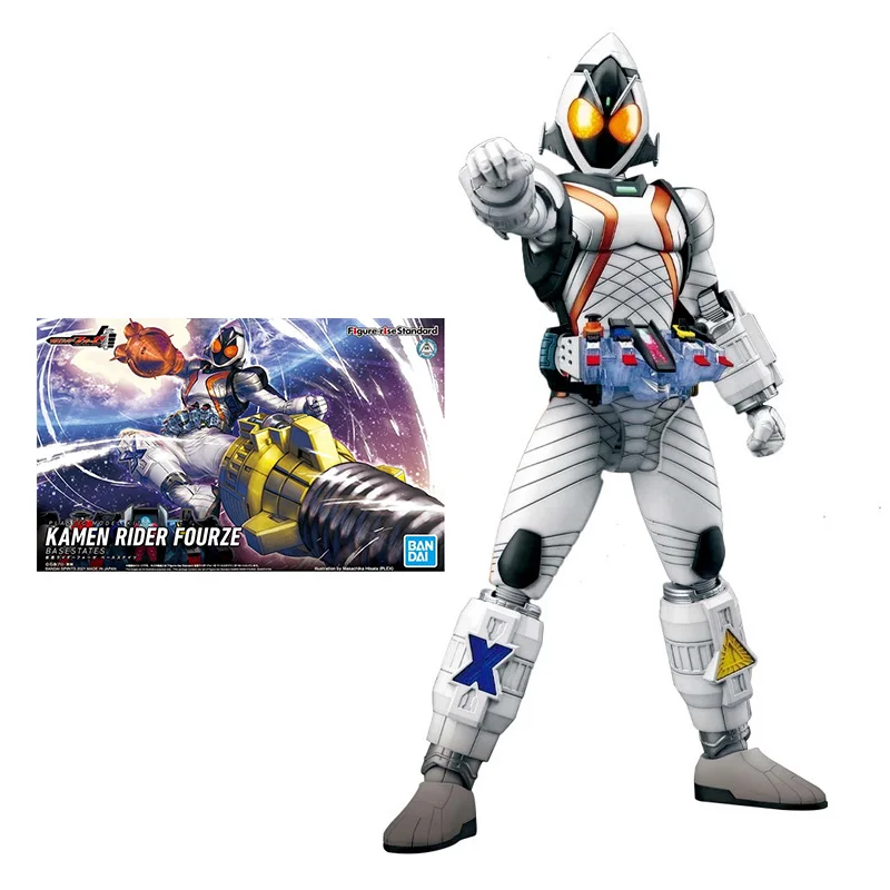 

Bandai Kamen Rider Anime Figure-rise Fourze Basestates Genuine Model Collection Decoration Anime Action Figure Toys for Children