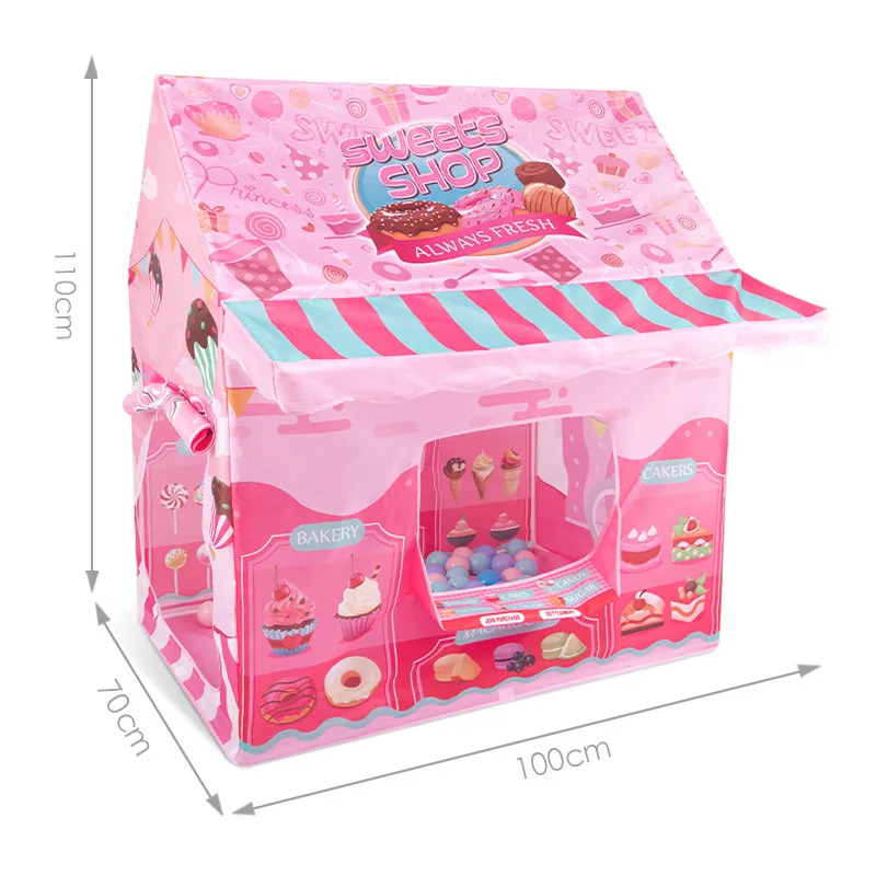 Child Toy tent indoor princess girl marine ball pool toy house girl castle baby play house Tipi Teepee fence for baby gifts