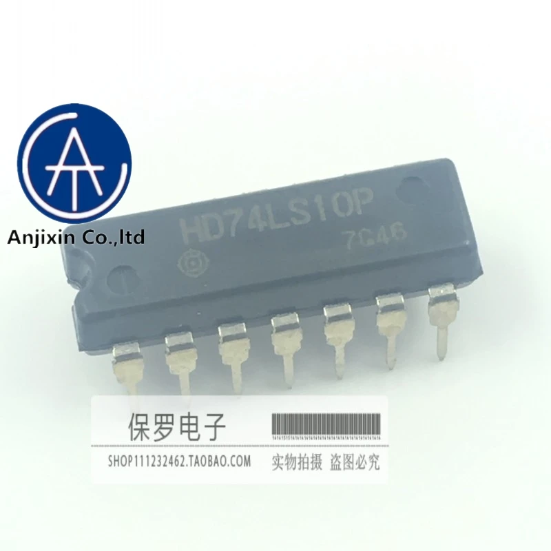 

10pcs 100% orginal and new 3 input 3 NAND gate HD74LS10P 74LS10 DIP-14 in stock