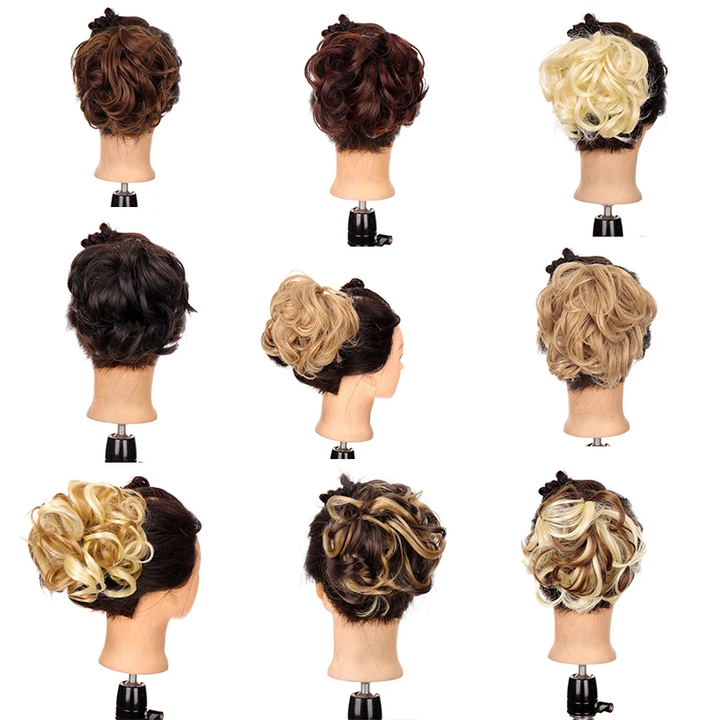 New Concubine Store Synthetic Hair Ladies Wig Claw Clip Short Ponytail Big Wave Curly Hair Tiger Mouth Clip Ponytail