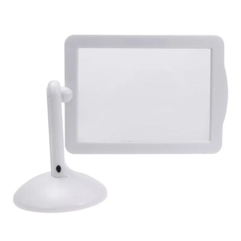 Lupa de mesa com lente Fresnel, Suporte giratório de 360 graus Lupa de leitura portátil, 3X