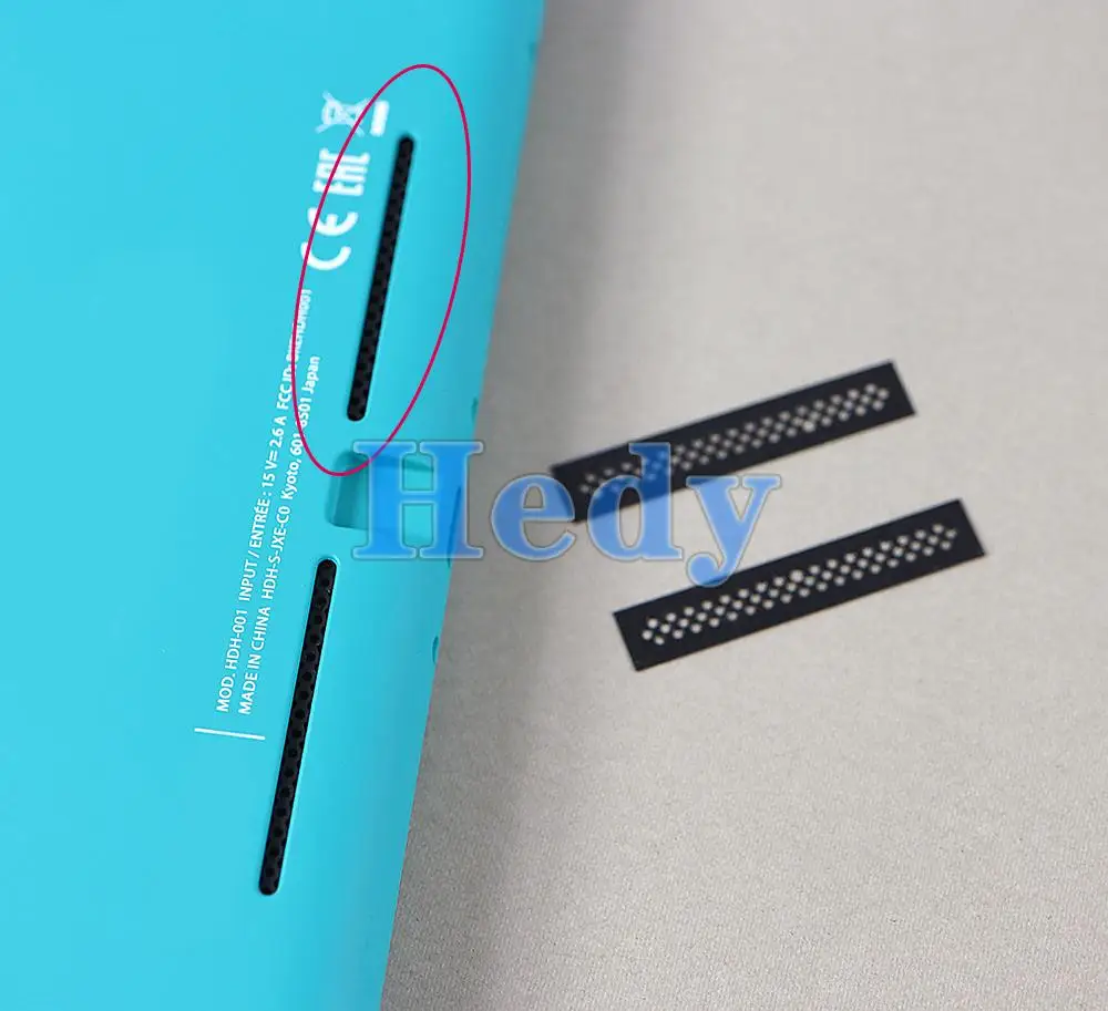 2PCS FOR Switch Lite Left Right Dust Prevent Net/Mesh Replacement for Nintendo Switch Console Cooler Filter Dust-Net
