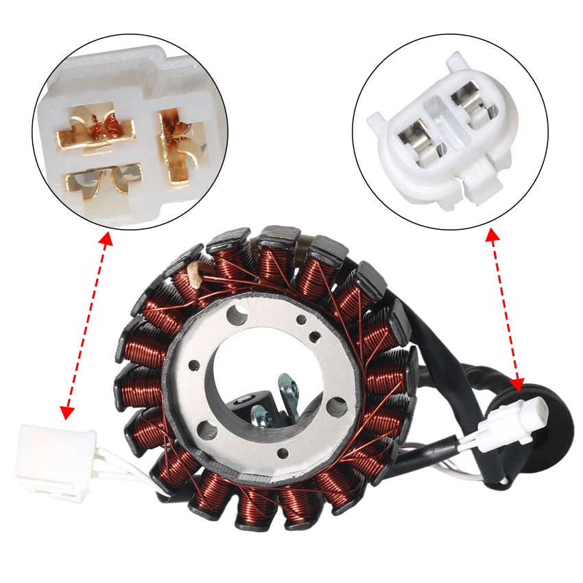 

Motorcycle Generator Stator Coil For Yamaha XC125SR Cygnus X 125 2016-2017 YW125 ZUMA 125 BWS125 Moto 2JS-H1410-10 2JS-H1410-30